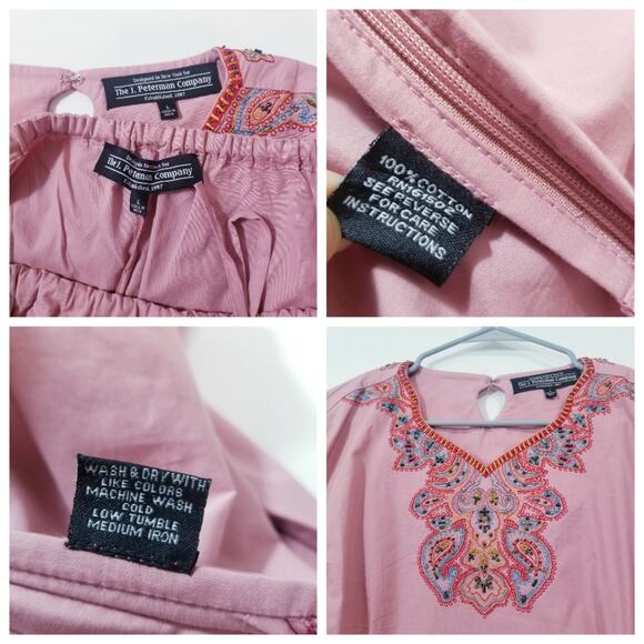 J. Peterman Epiphany Kaftan Tunic and Pants Co-Ord Sets - Picture 3 of 14